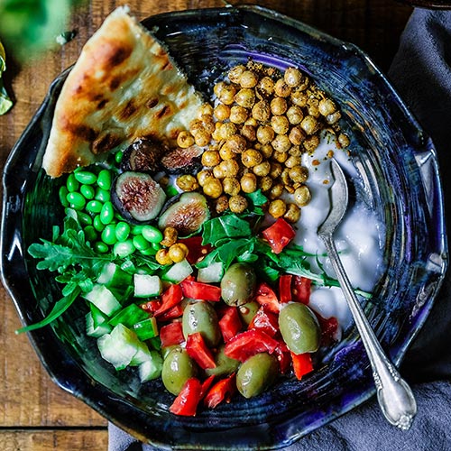 Trio Dips Platter with Pita Bread <br> <span style=